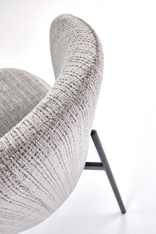 Krzesło K590 tapicerowane popielaty