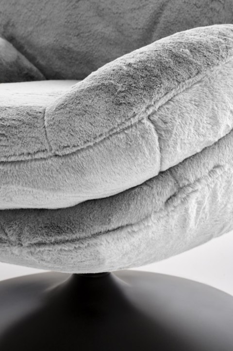 SHELL fotel wypoczynkowy popielaty