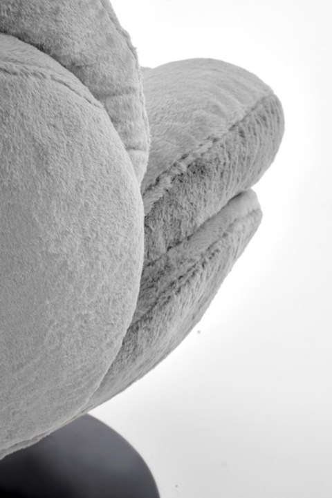 SHELL fotel wypoczynkowy popielaty