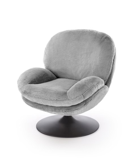 SHELL fotel wypoczynkowy popielaty