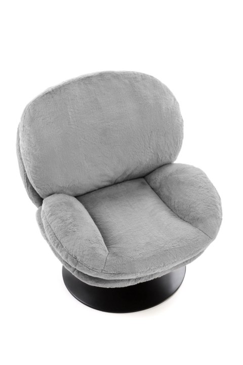 SHELL fotel wypoczynkowy popielaty