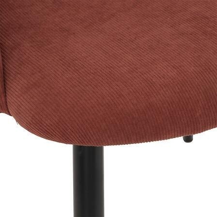 Fotel Celeste terracotta/czarne nogi Fotel Celeste terracotta/czarne nogi