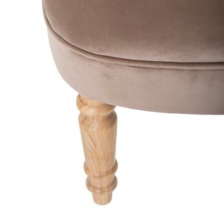 Fotel Sixtine velvet beżowy ciemny Fotel Sixtine velvet beżowy ciemny