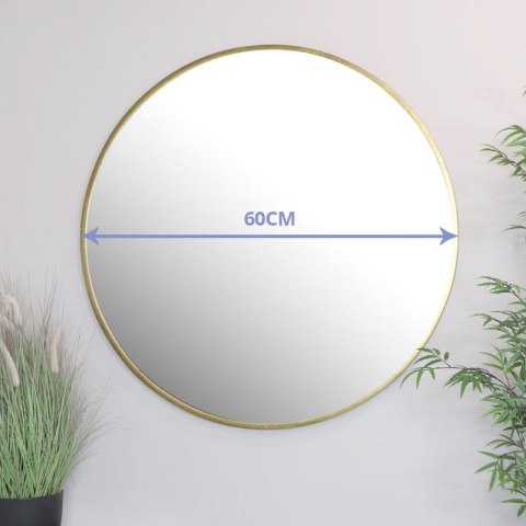 Lustro 60cm złota rama Lustro 60cm złota rama