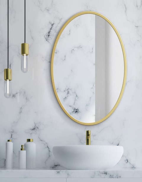 Lustro 60cm złota rama Lustro 60cm złota rama