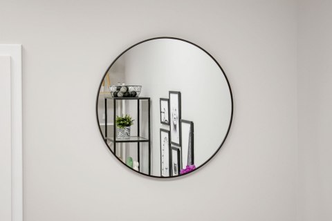 Lustro 70cm czarna rama Lustro 70cm czarna rama