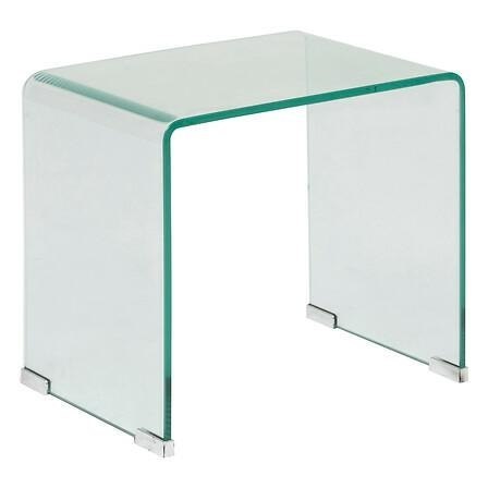 Zestaw 2 stolików Lenia szkło transparentne Zestaw 2 stolików Lenia szkło transparentne