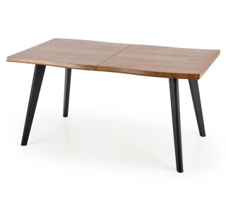 DICKSON stół rozkładany 150-210/90 cm, blat - naturalny, nogi - czarny