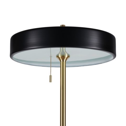 Lampa podłogowa ARTDECO czarno - złota 162 cm Lampa podłogowa ARTDECO czarno - złota 162 cm