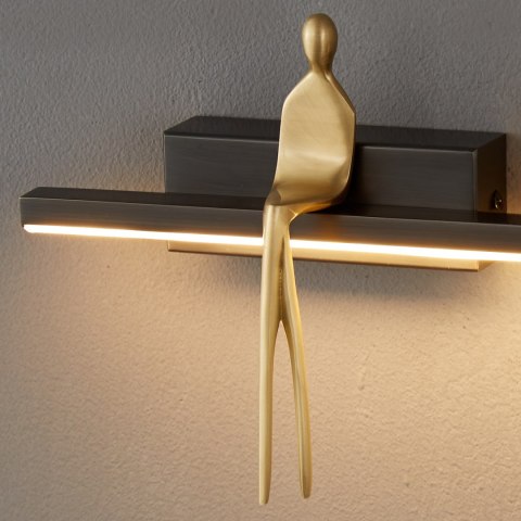 Lampa ścienna AMICI czarna 31 cm Lampa ścienna AMICI czarna 31 cm