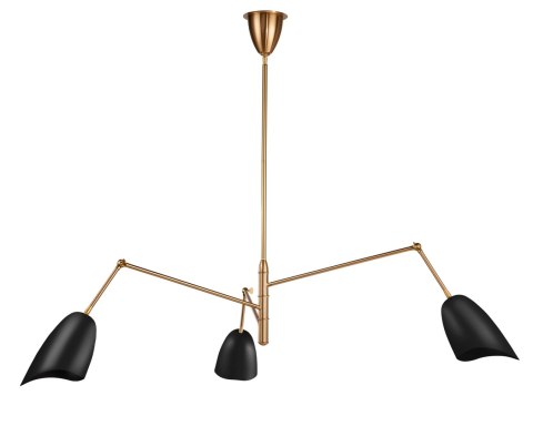 Lampa wisząca RAGNO czarna 150 cm