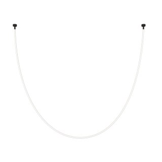 Lampa wisząca SNAKE LED wąż ledowy czarna 300 cm