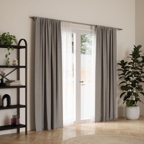 UMBRA karnisz TWILIGHT DOUBLE 76 - 213 cm srebrne UMBRA karnisz TWILIGHT DOUBLE 76 - 213 cm srebrne