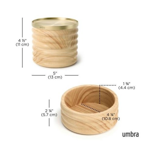 UMBRA organizer na biżuterię TESORA złoty / jasnobrązowy UMBRA organizer na biżuterię TESORA złoty / jasnobrązowy