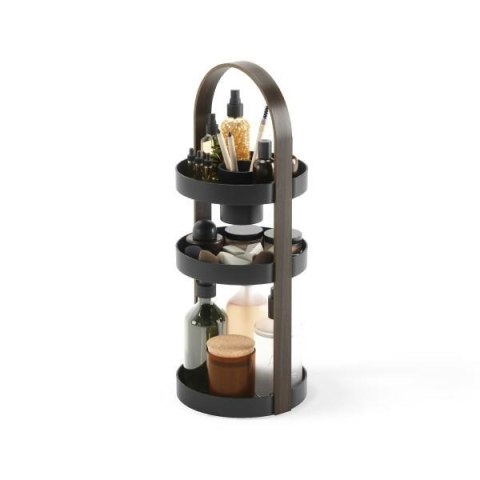 UMBRA organizer na kosmetyki BELLWOOD czarny / brązowy UMBRA organizer na kosmetyki BELLWOOD czarny / brązowy