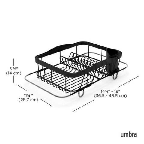 UMBRA suszarka do naczyń SINKIN MULTI czarna UMBRA suszarka do naczyń SINKIN MULTI czarna