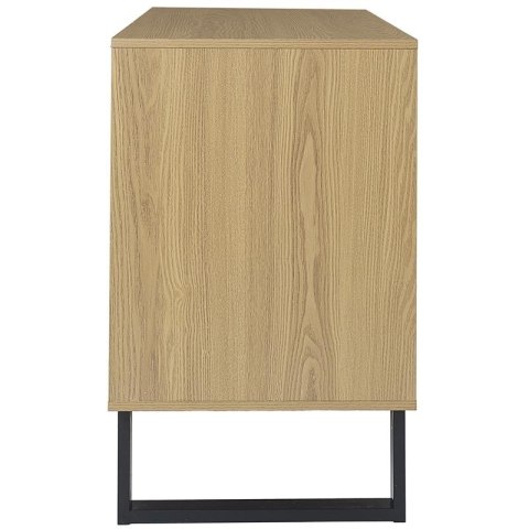 Komoda Calypso z 3 szufladami dąb/czarna Komoda Calypso z 3 szufladami dąb/czarna