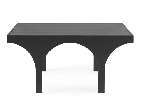 BIZZOTTO stolik kawowy ARCHIE 80x60 czarny BIZZOTTO stolik kawowy ARCHIE 80x60 czarny