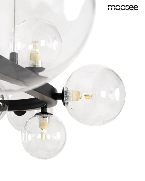 MOOSEE lampa wisząca ALURE OVAL 120 czarna MOOSEE lampa wisząca ALURE OVAL 120 czarna