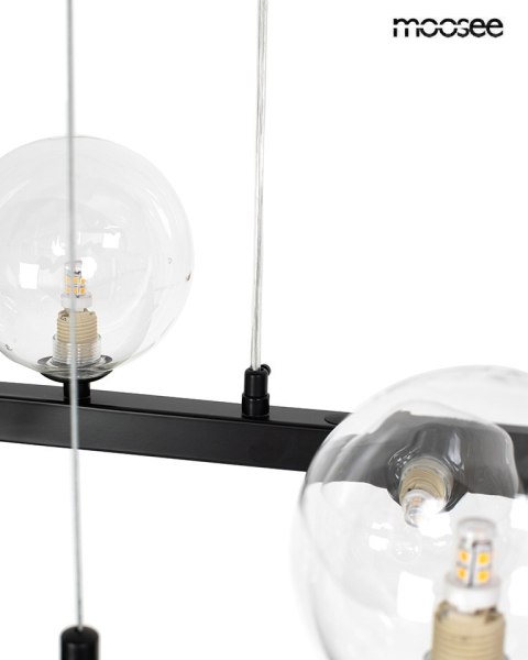 MOOSEE lampa wisząca ALURE OVAL 120 czarna MOOSEE lampa wisząca ALURE OVAL 120 czarna