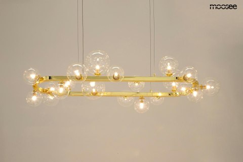 MOOSEE lampa wisząca ALURE OVAL 120 złota MOOSEE lampa wisząca ALURE OVAL 120 złota