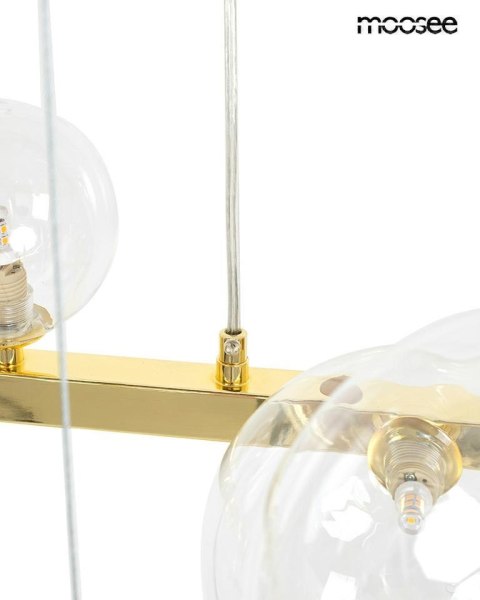 MOOSEE lampa wisząca ALURE OVAL 120 złota MOOSEE lampa wisząca ALURE OVAL 120 złota