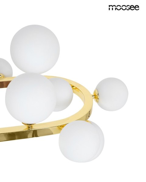 MOOSEE lampa wisząca ALURE OVAL 120 złota/mleczna MOOSEE lampa wisząca ALURE OVAL 120 złota/mleczna