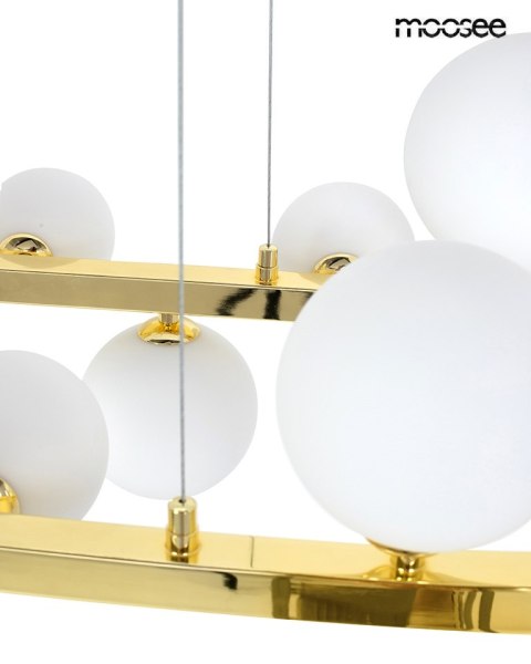 MOOSEE lampa wisząca ALURE OVAL 120 złota/mleczna MOOSEE lampa wisząca ALURE OVAL 120 złota/mleczna