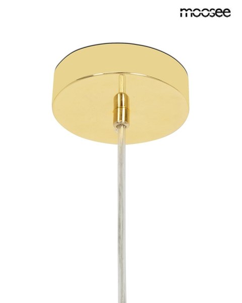 MOOSEE lampa wisząca ALURE OVAL 120 złota/mleczna MOOSEE lampa wisząca ALURE OVAL 120 złota/mleczna