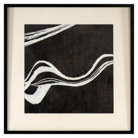 RICHMOND obraz JOZRA 80x80 cm biało-czarny