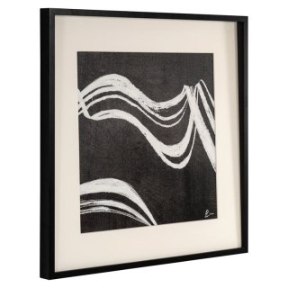 RICHMOND obraz JOZY 80x80 cm biało-czarny