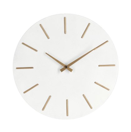 BIZZOTTO zegar TIMELINE 40 biały