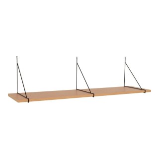 Półka Chiba 120cm naturalna/ czarna