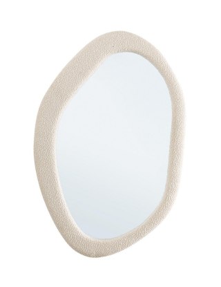 BIZZOTTO lustro ścienne BOUCLÉ 59x90 cm białe