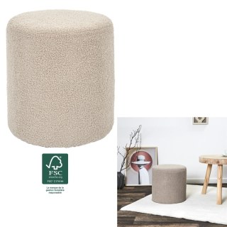 Pufa Rhea boucle taupe