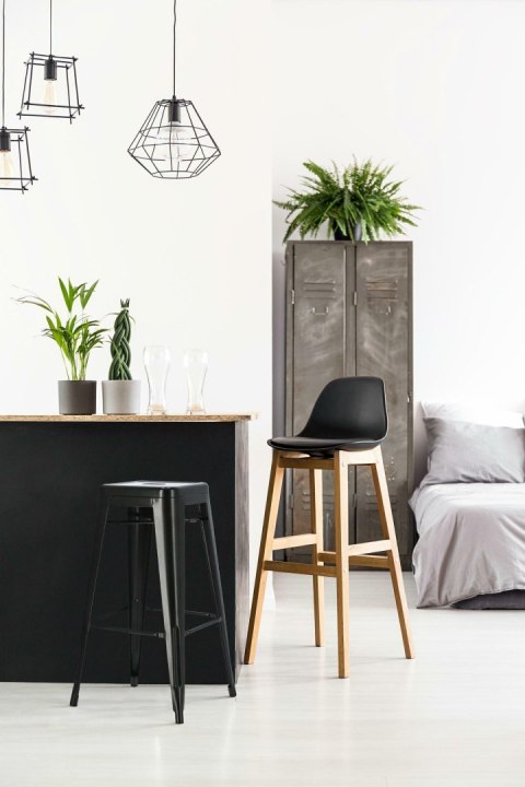 Hoker Paris 75cm. personalizowany RAL5015 insp. Tolix